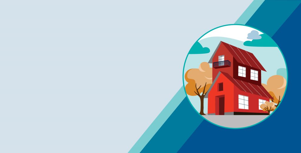 Banner graphic Bailey House Supportive Housing Program and house graphic